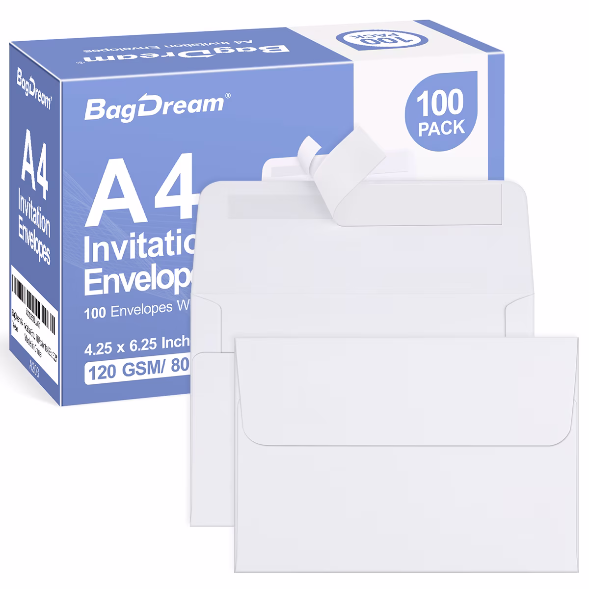A4 Envelope - White - 100 Pack