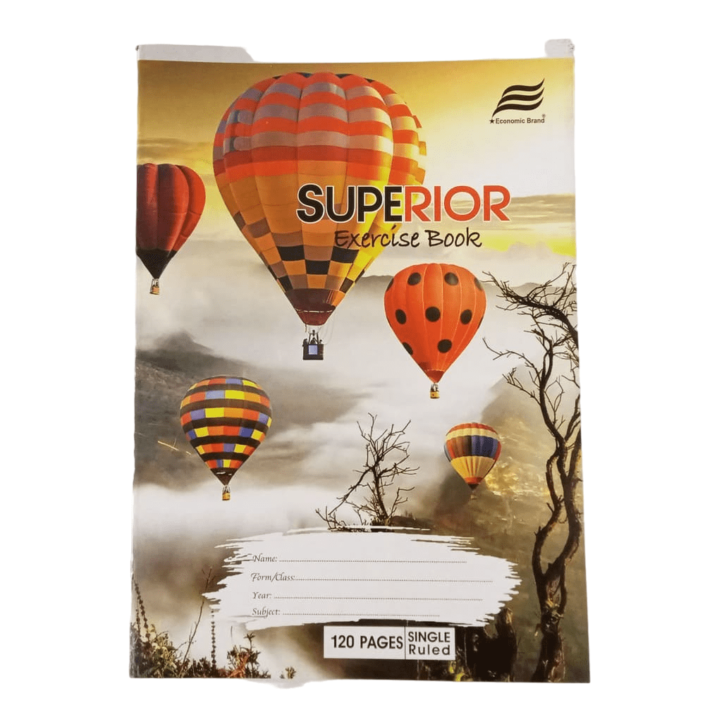 A4 Exercise Book - 120 Pages - Ruled - 10 Pack