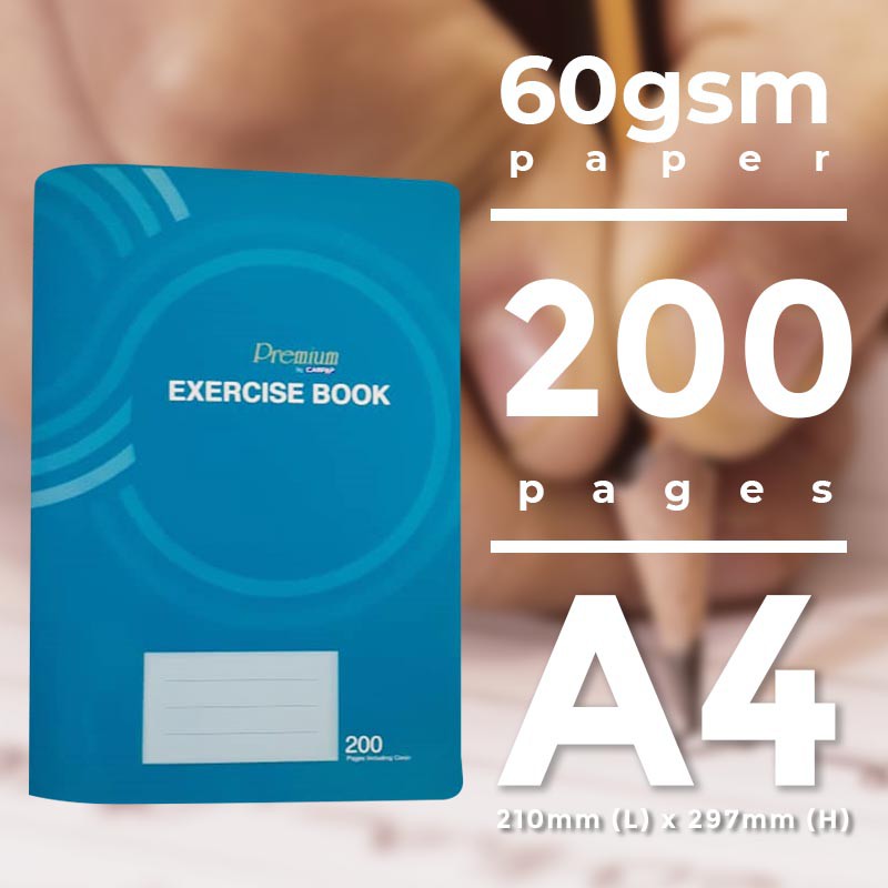 A4 Exercise Book - 200 Pages - Ruled