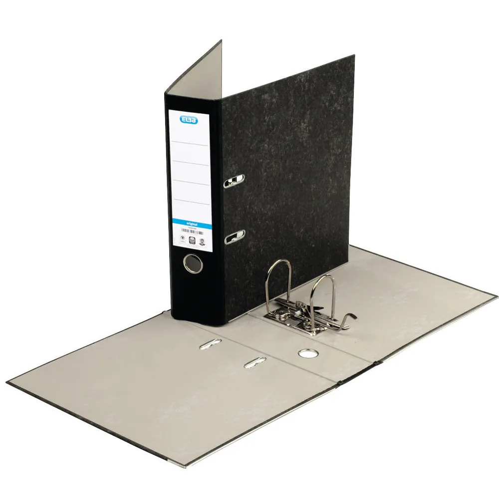 A4 Lever Arch File - 80mm - Black