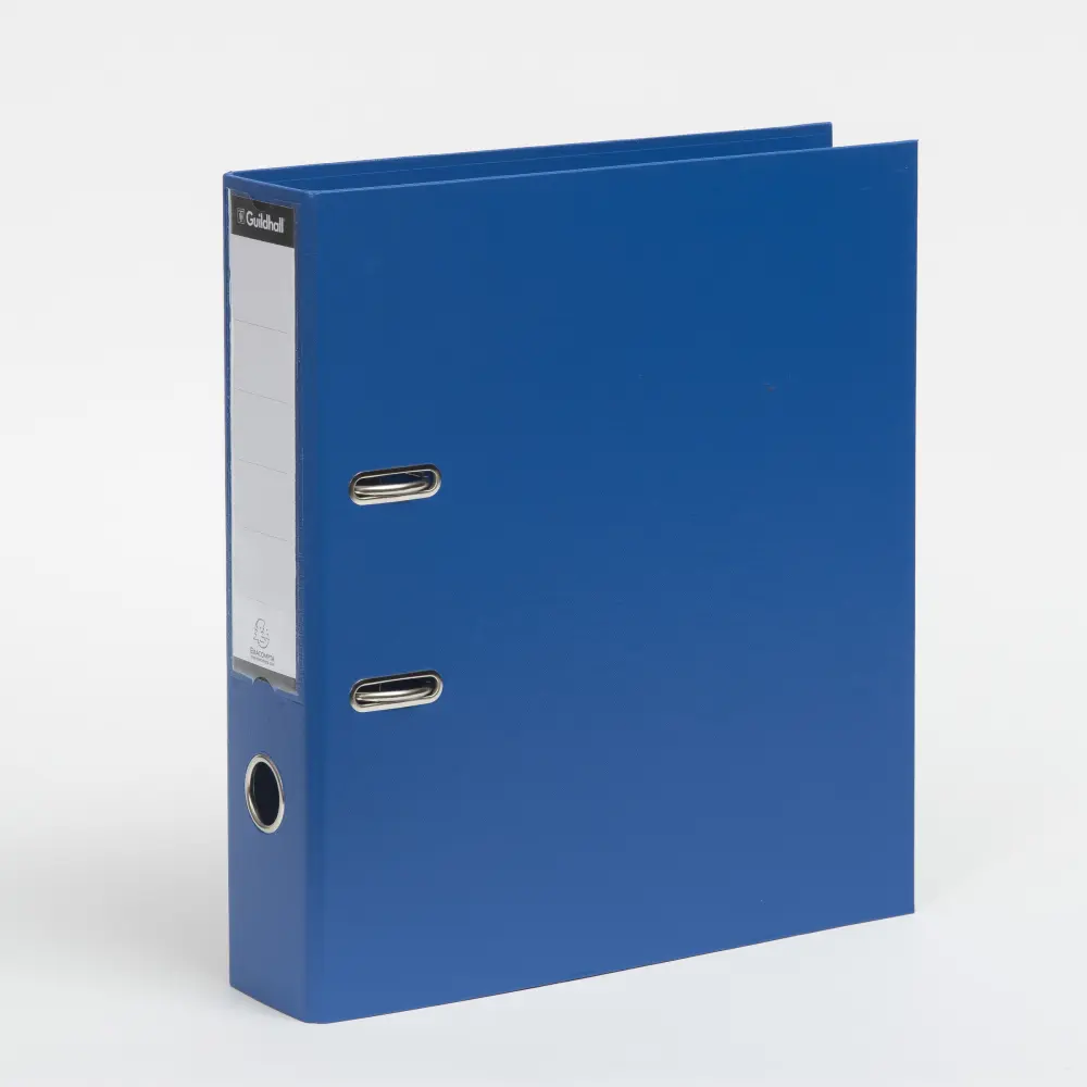 A4 Lever Arch File - 80mm - Blue