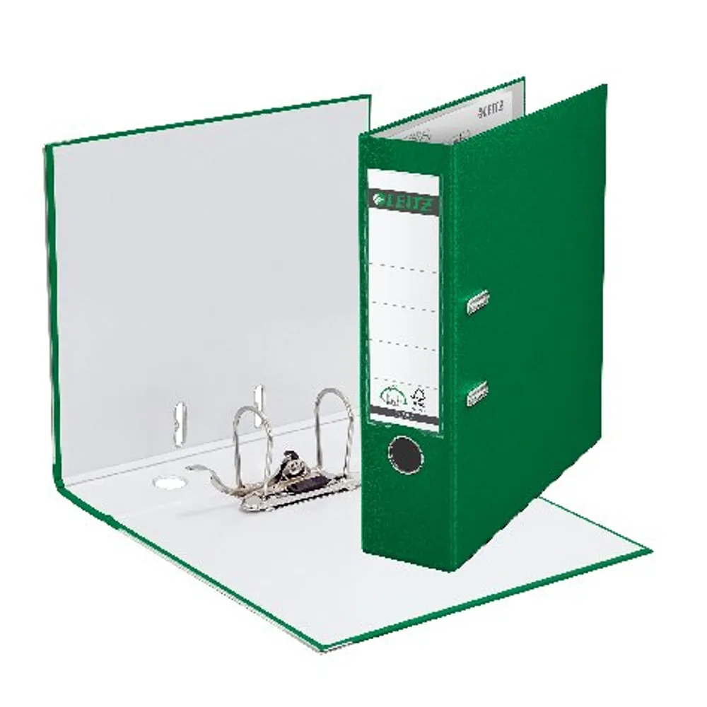 A4 Lever Arch File - 80mm - Green