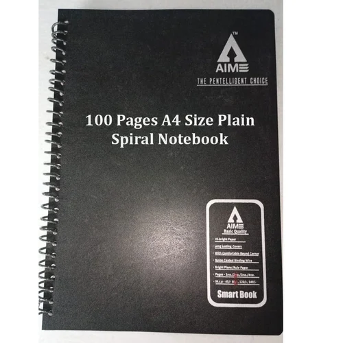 A4 Notebook - 100 Pages - Hard Cover