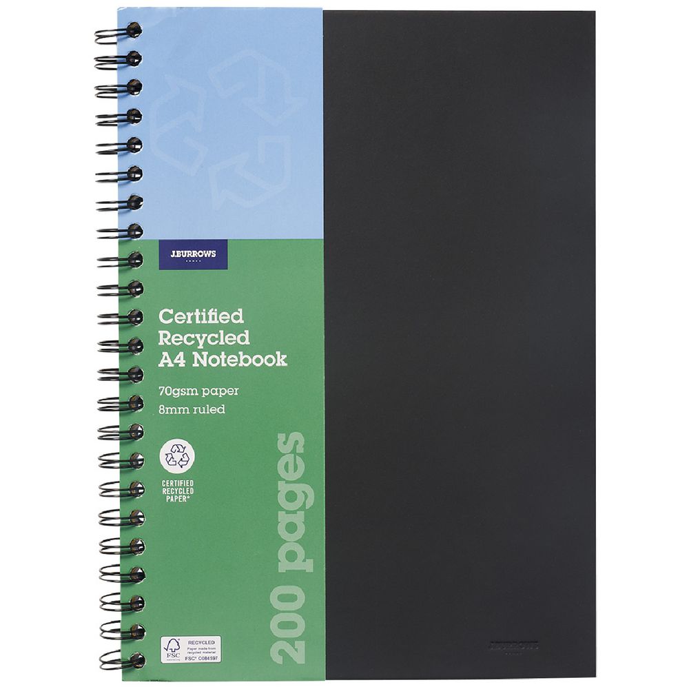A4 Notebook - 200 Pages - Hard Cover