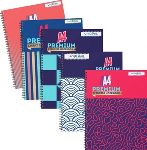 A4 Notebook - 200 Pages - Spiral - Ruled