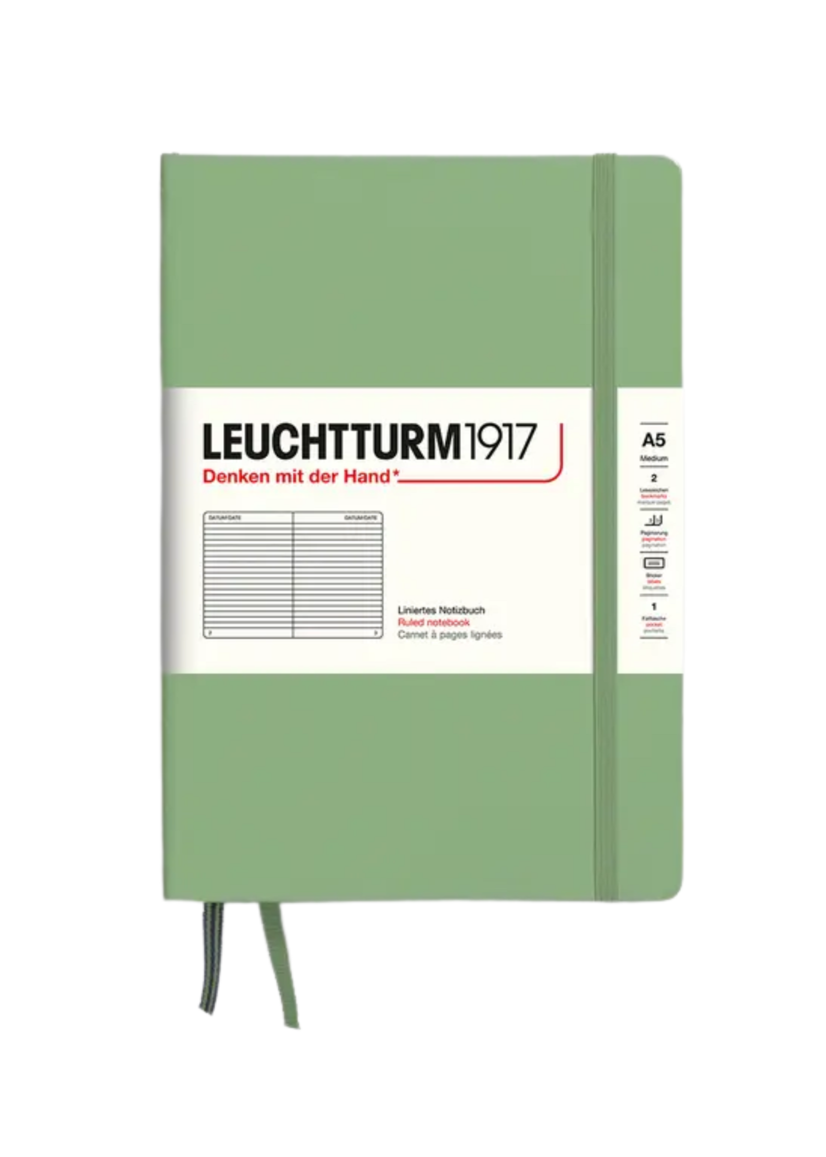 A5 Notebook - 100 Pages - Hard Cover - Ruled