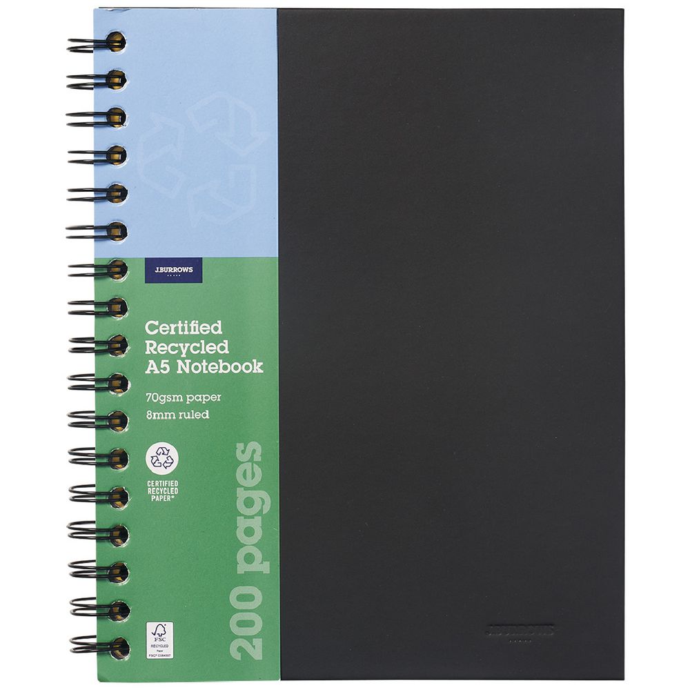 A5 Notebook - 200 Pages - Hard Cover