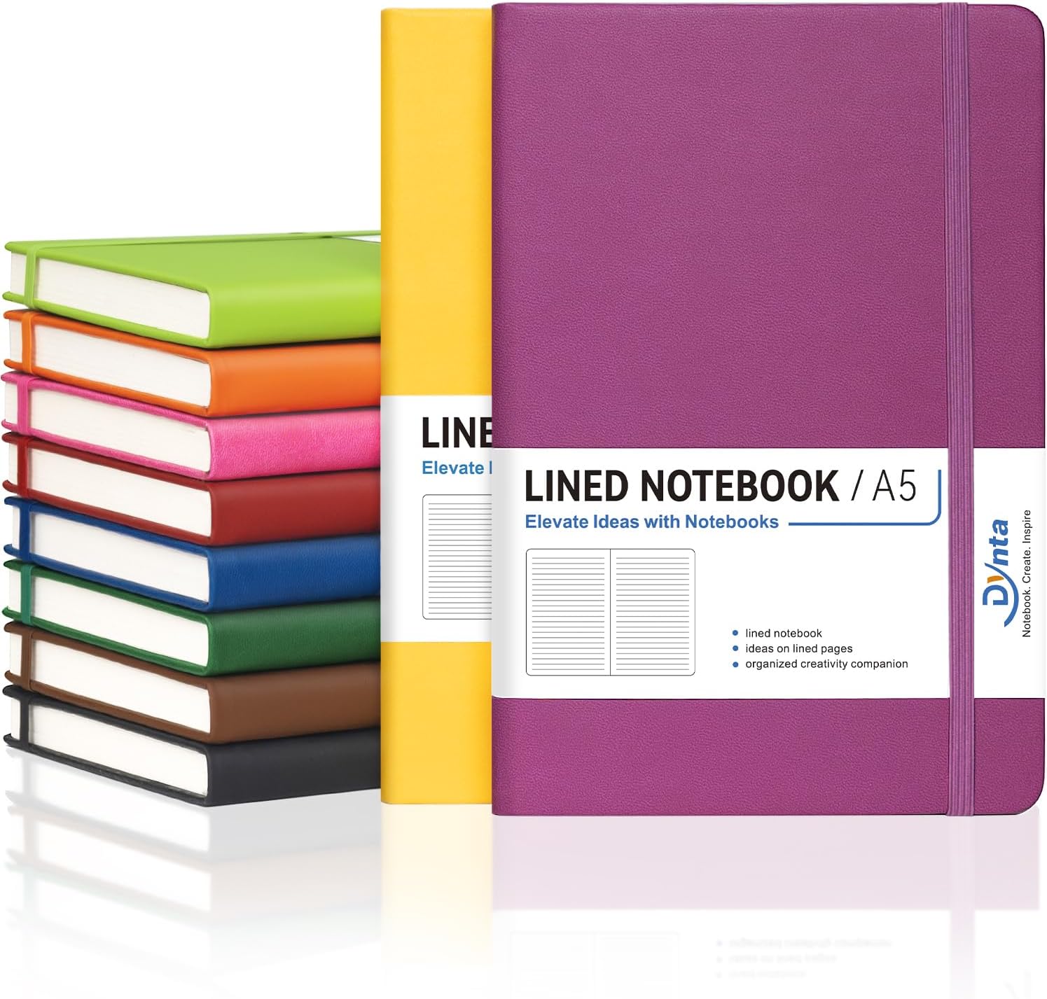 A5 Notebook - 200 Pages - Hard Cover - Ruled