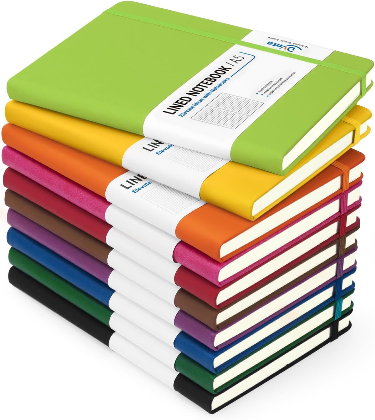 A5 Notebook - 200 Pages - Hard Cover - Ruled