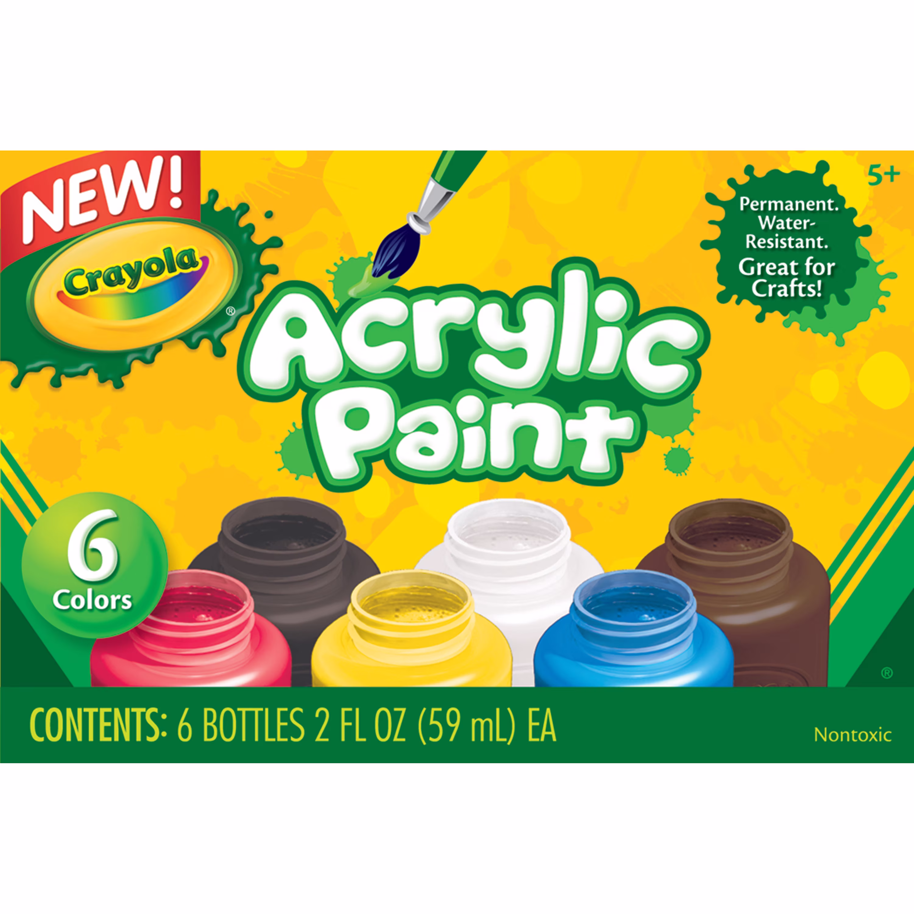 Acrylic Paint Set - 12 Colors