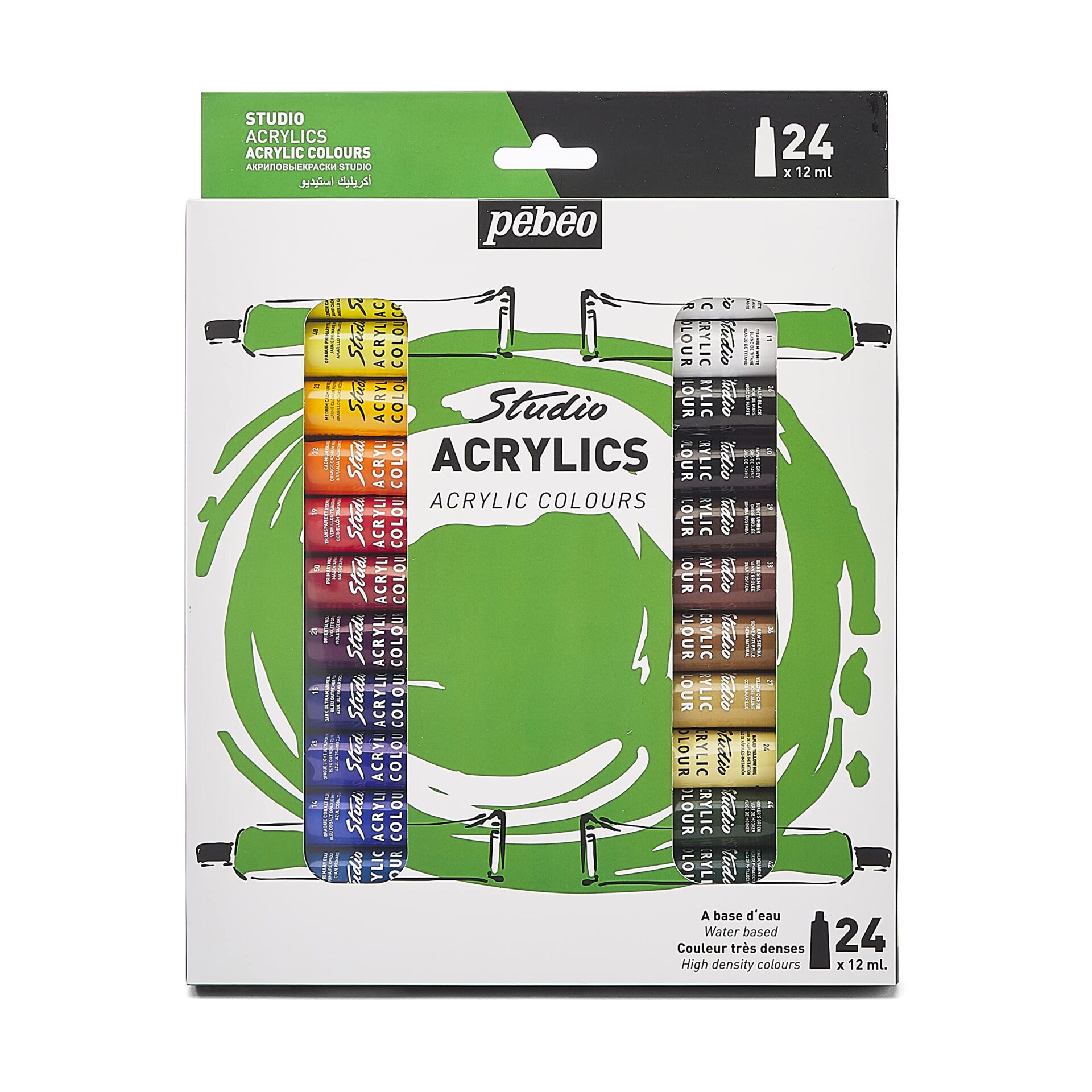 Acrylic Paint Set - 24 Colors