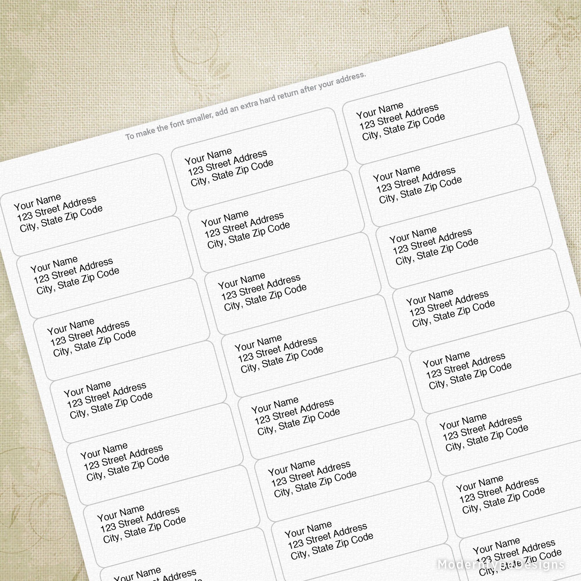 Address Labels