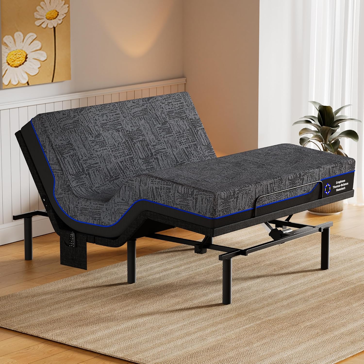 Adjustable Bed Base - Double 10 inch Cooling