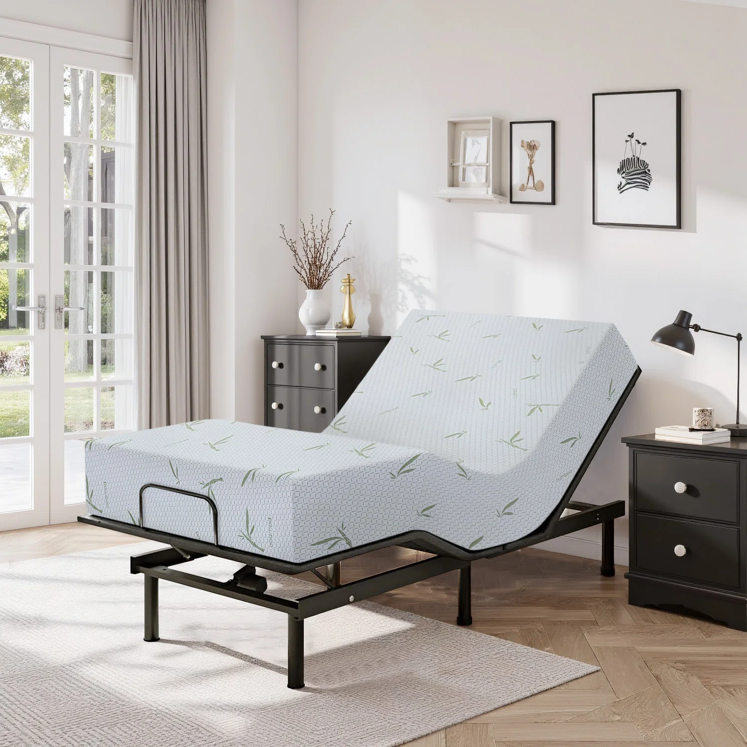 Adjustable Bed Base - Double 10 inch Cooling