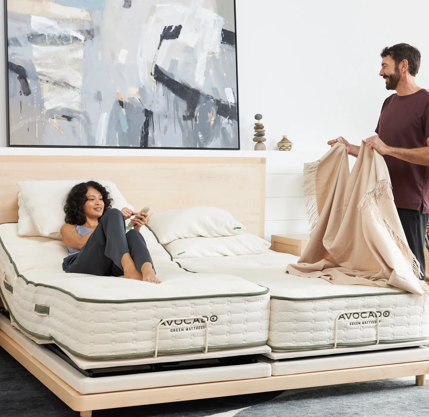 Adjustable Bed Base - Double 10 inch Eco-friendly