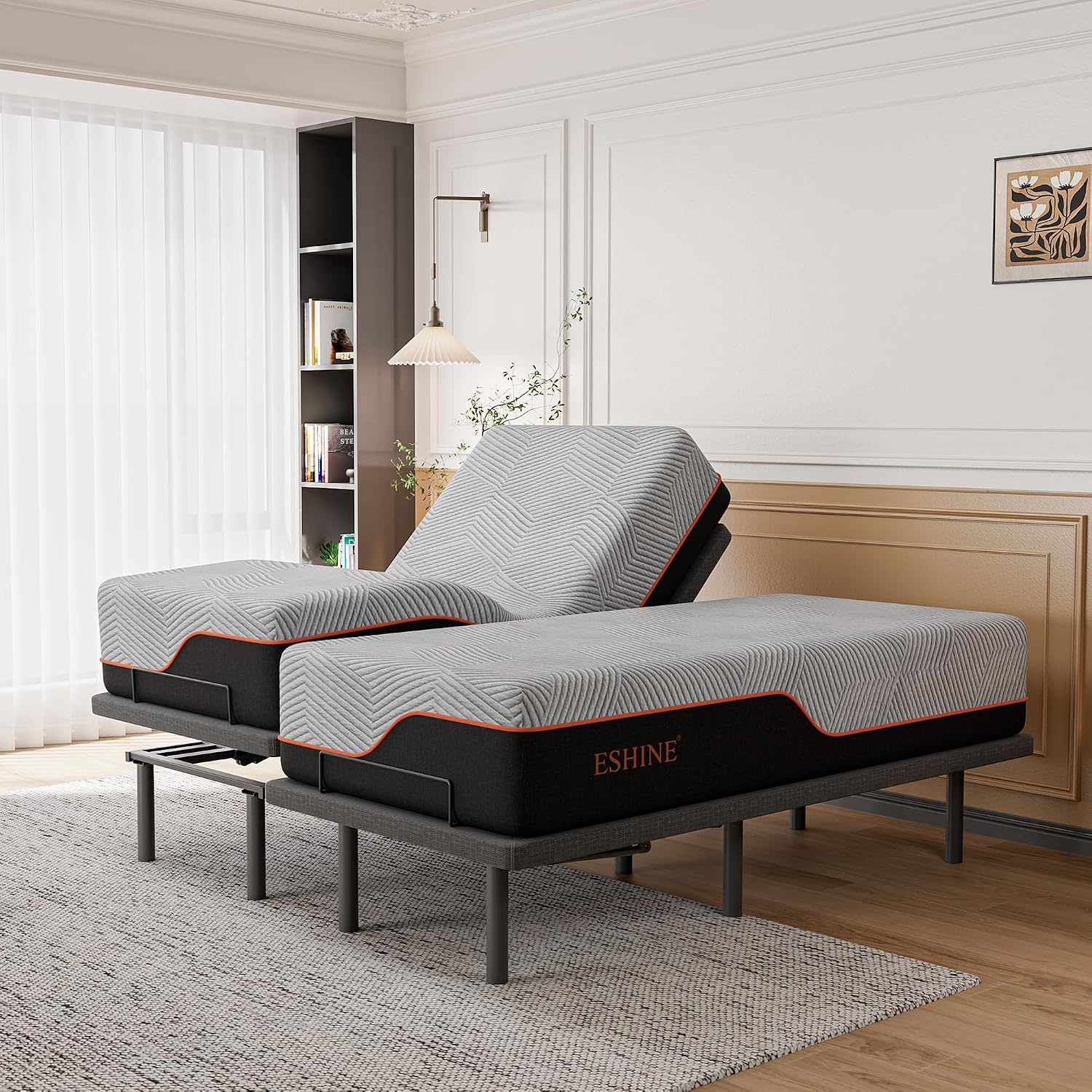 Adjustable Bed Base - Double 14 inch Plush