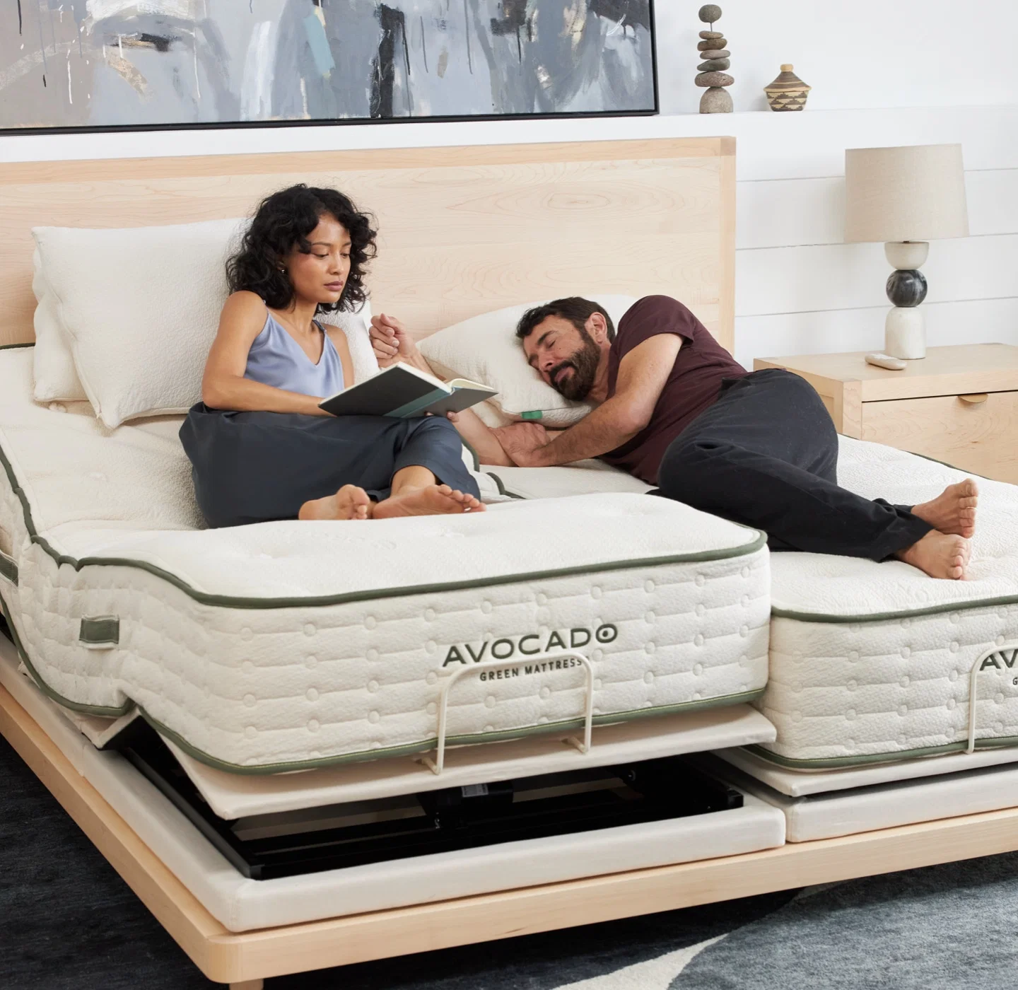 Adjustable Bed Base - Double 6 inch Eco-friendly