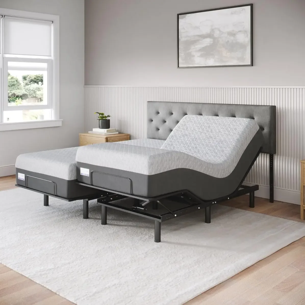Adjustable Bed Base - Double 8 inch Firm Support