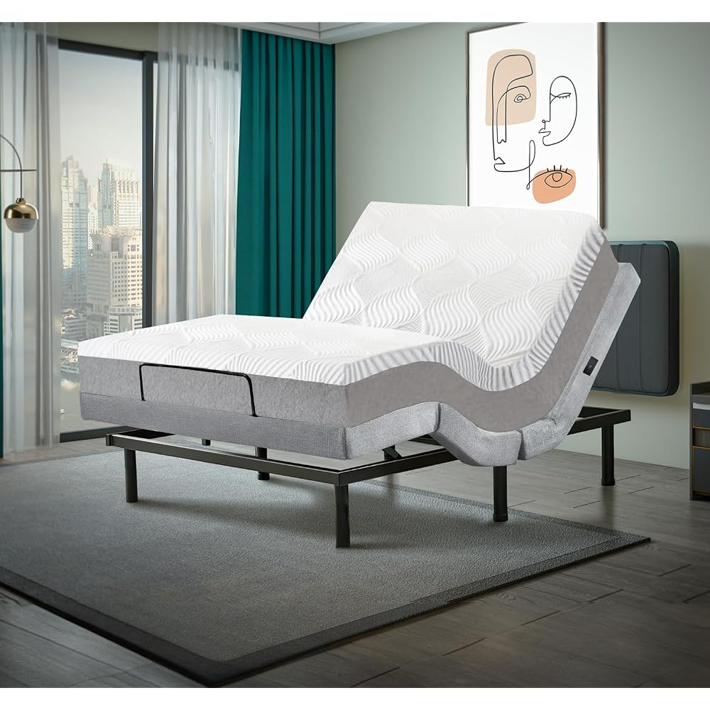 Adjustable Bed Base - Full 10 inch Hypoallergenic