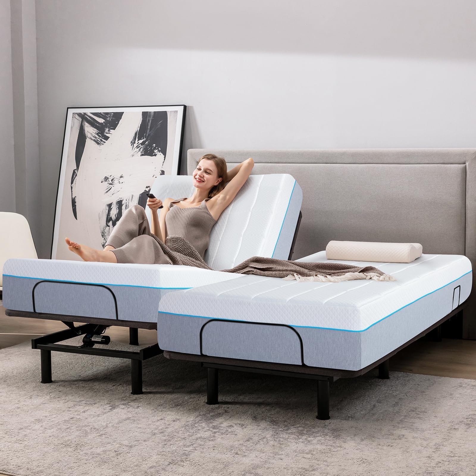 Adjustable Bed Base - Full 14 inch Medium Firm