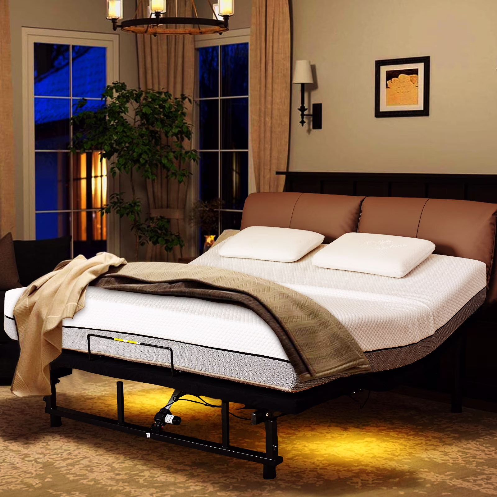 Adjustable Bed Base - King 10 inch Medium Firm