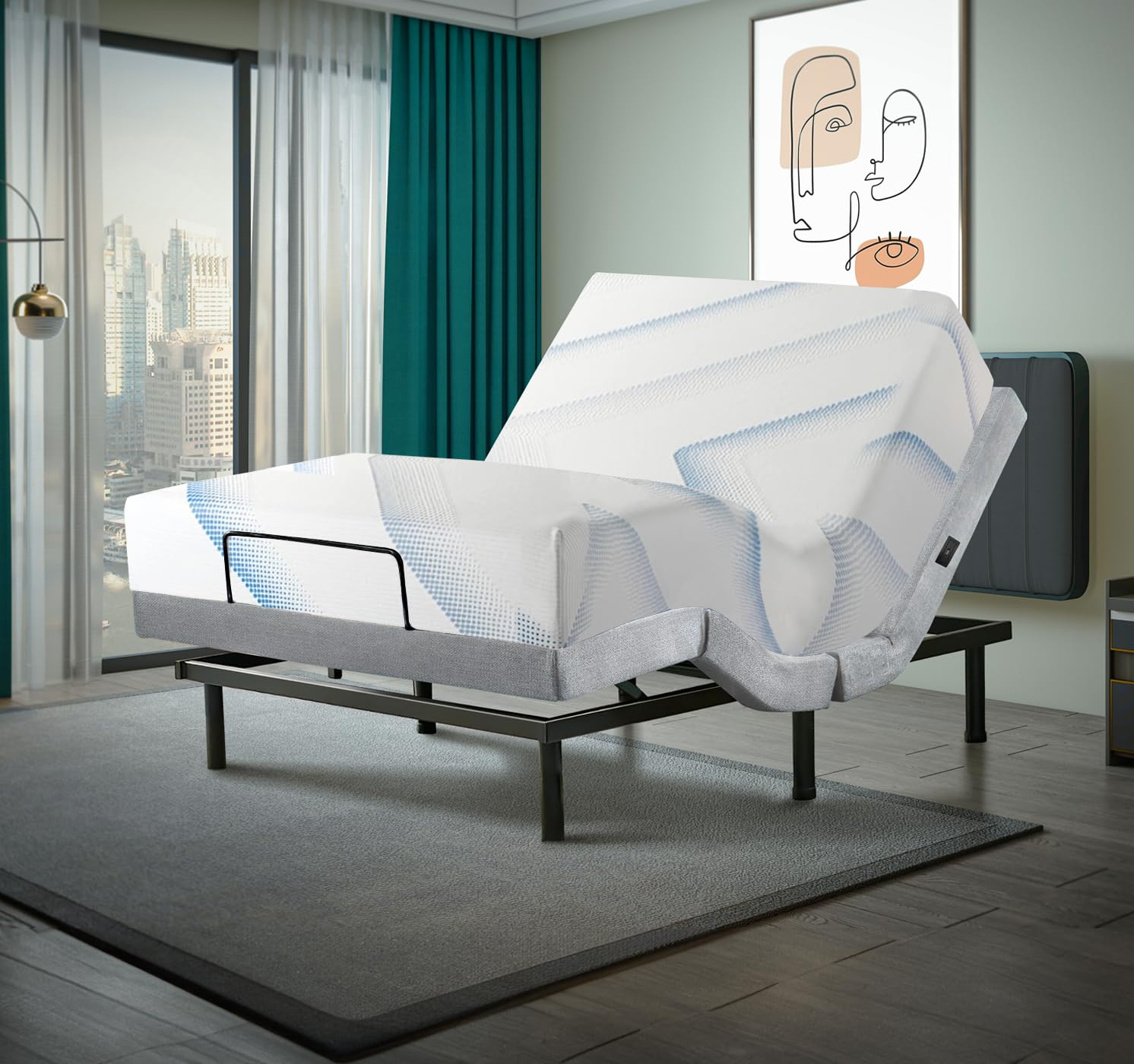 Adjustable Bed Base - King 12 inch Firm Support