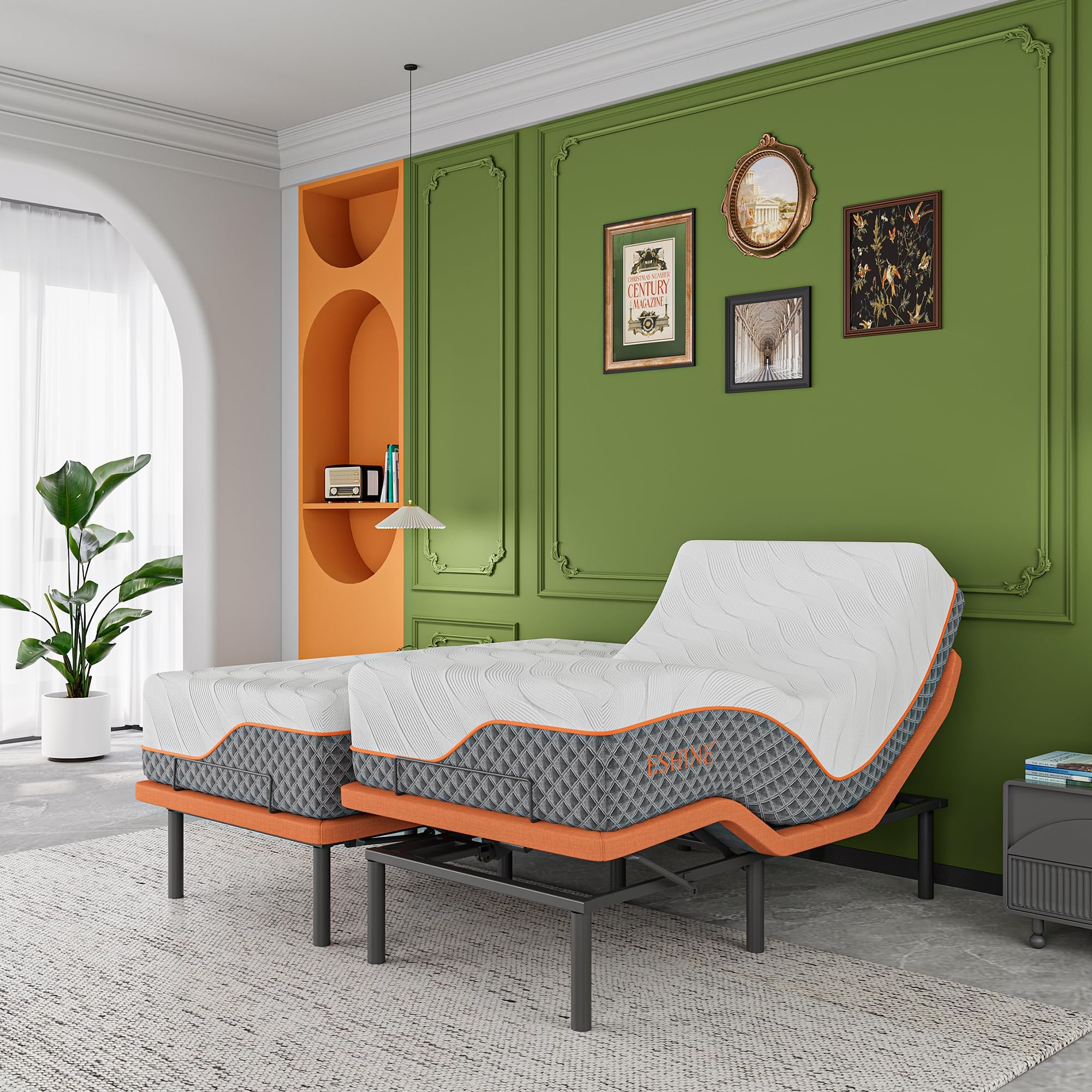 Adjustable Bed Base - King 14 inch Eco-friendly