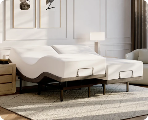 Adjustable Bed Base - King 6 inch Hypoallergenic