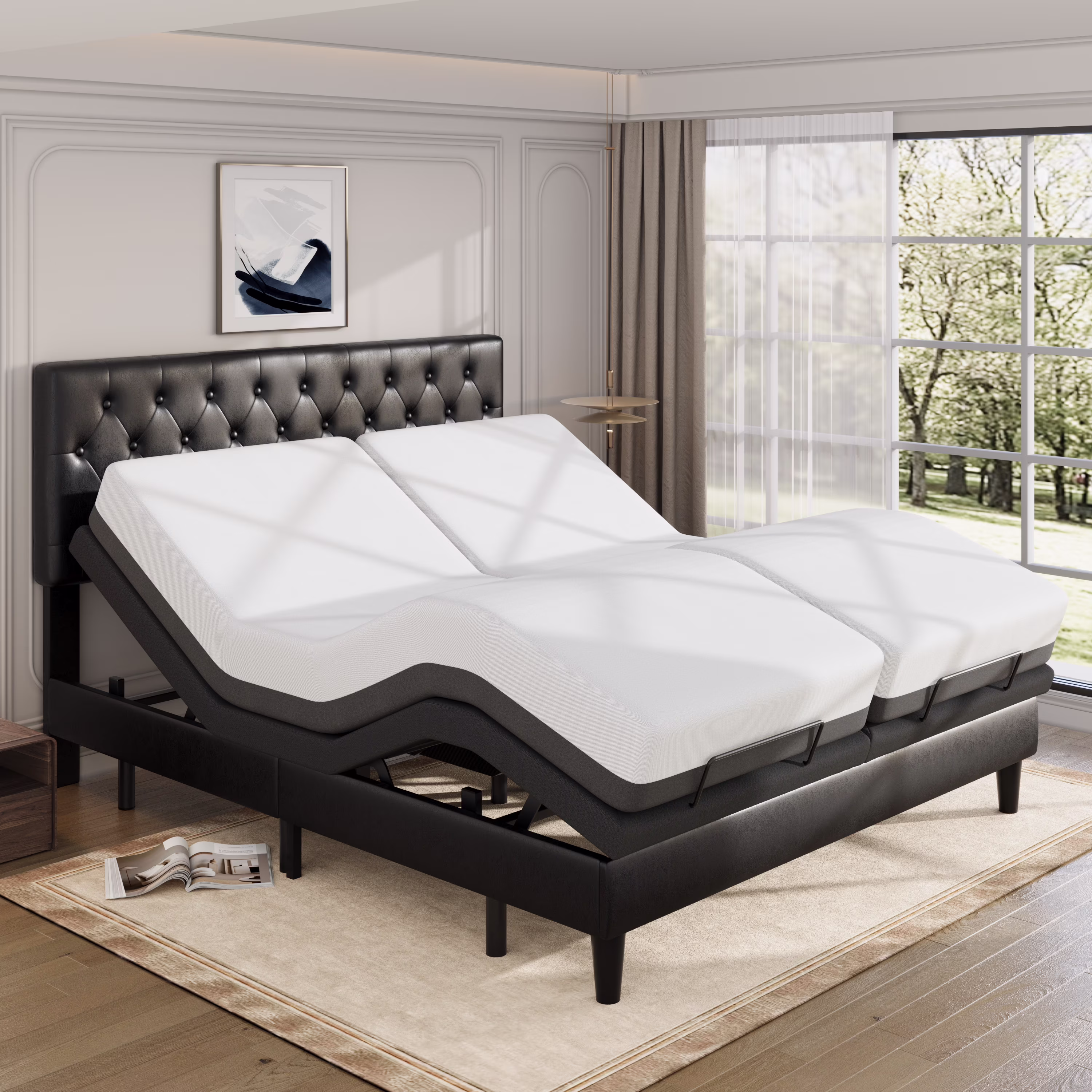 Adjustable Bed Base - King 8 inch Hypoallergenic