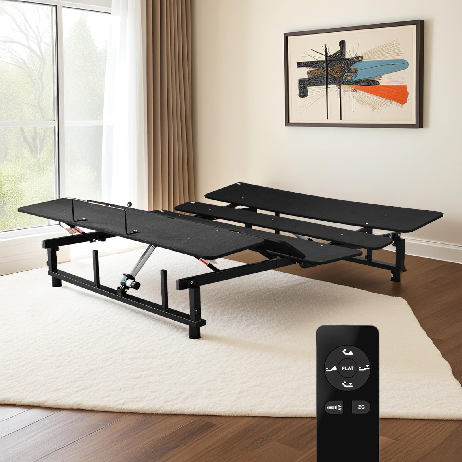 Adjustable Bed Base - King 8 inch Medium Firm