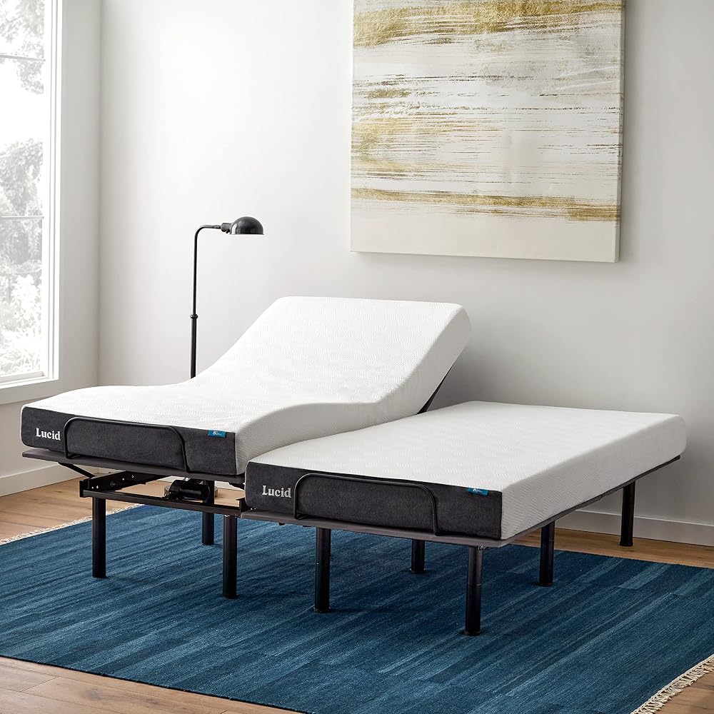 Adjustable Bed Base - King 8 inch Plush