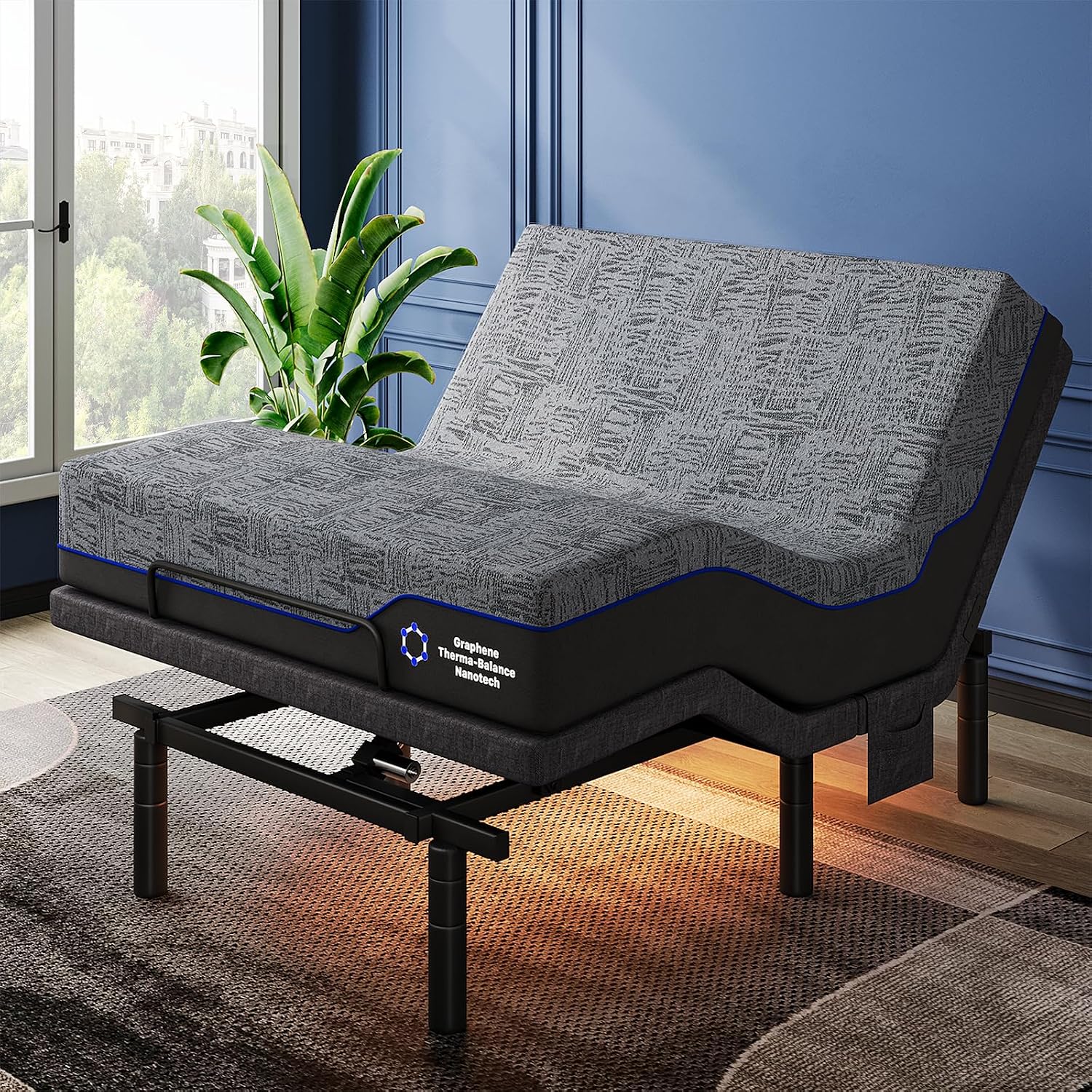 Adjustable Bed Base - Queen 10 inch Hypoallergenic