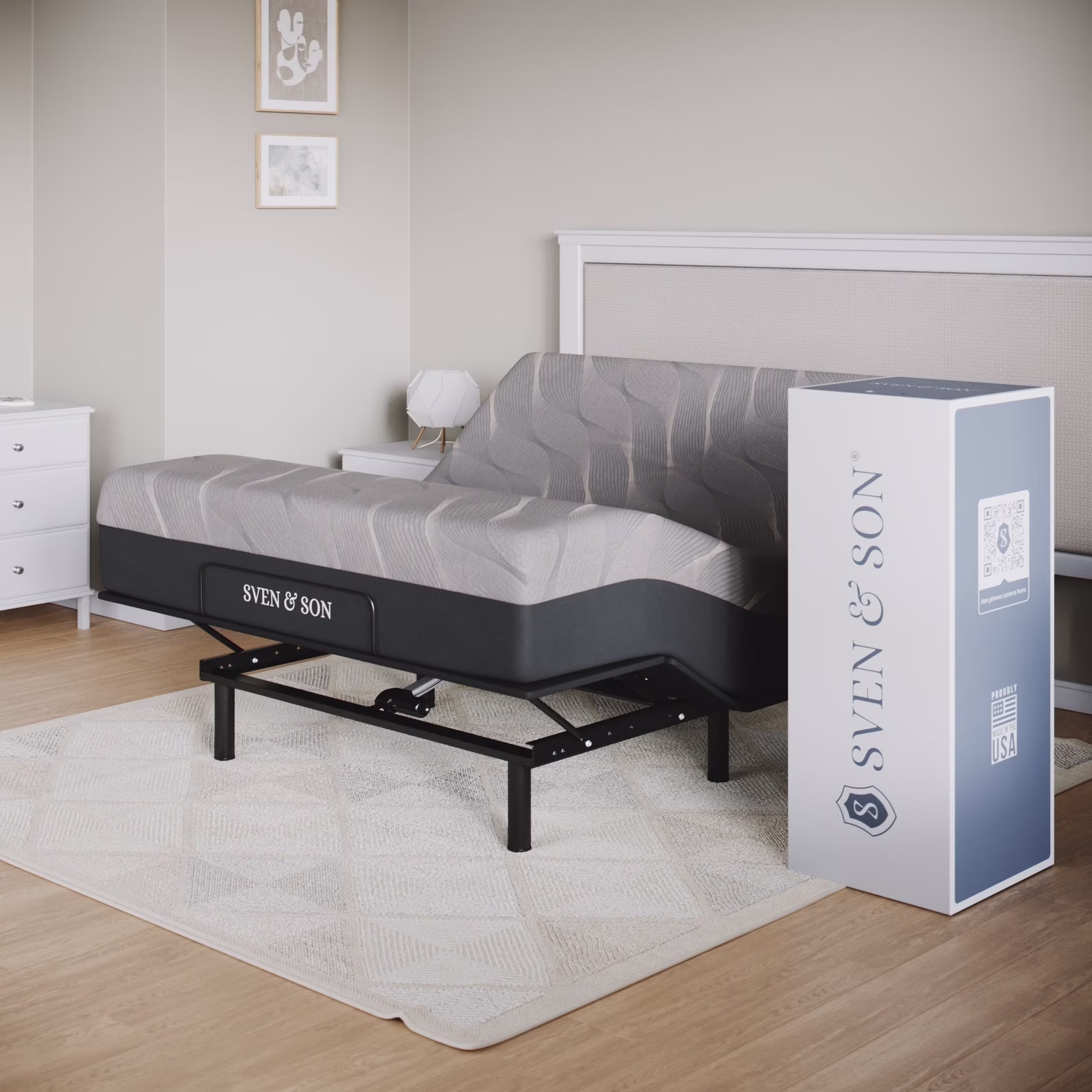Adjustable Bed Base - Queen 10 inch Medium Firm