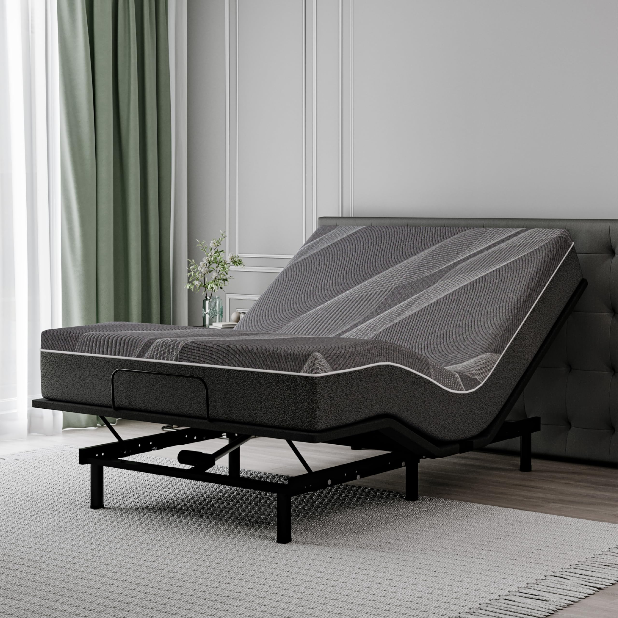 Adjustable Bed Base - Queen 12 inch Firm Support