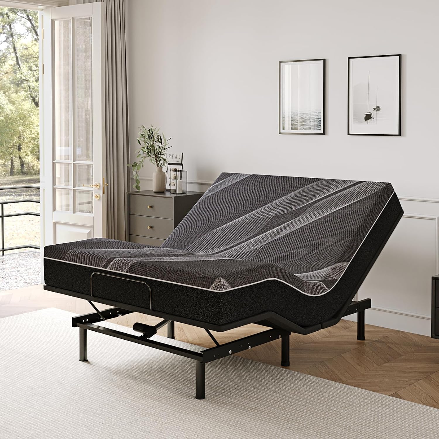 Adjustable Bed Base - Queen 12 inch Hypoallergenic