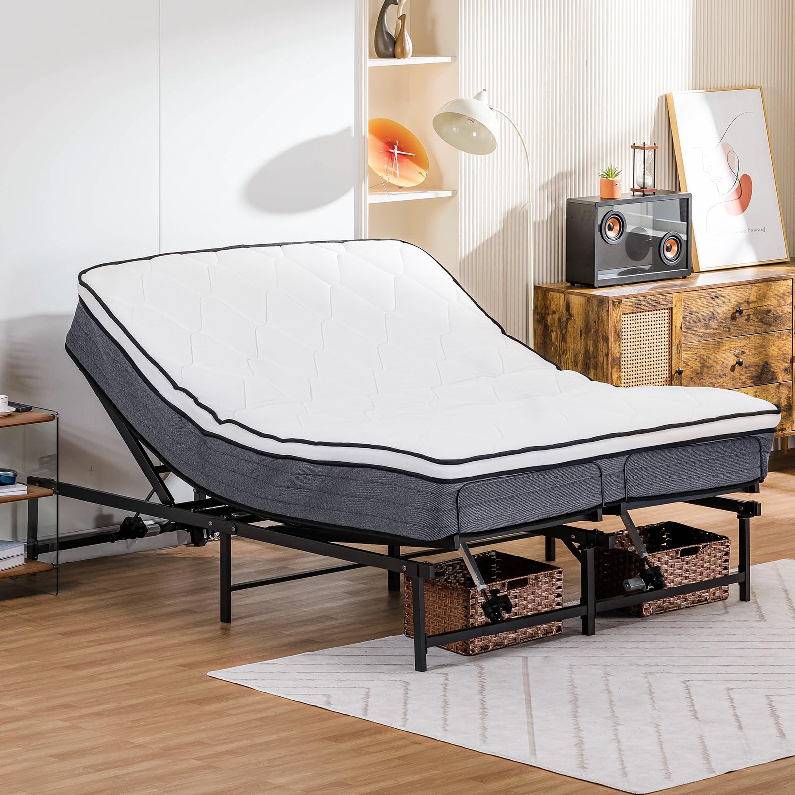 Adjustable Bed Base - Queen 8 inch Eco-friendly