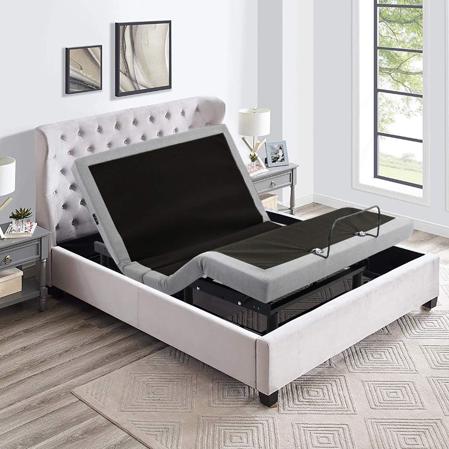 Adjustable Bed Base - Queen 8 inch Plush