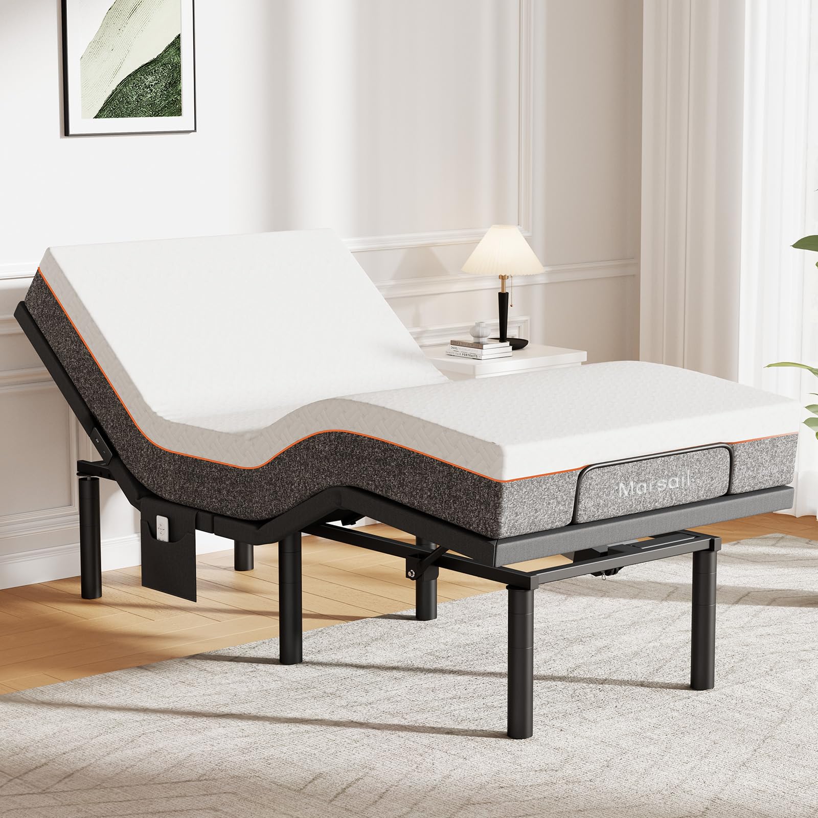 Adjustable Bed Base - Single 10 inch Firm Support