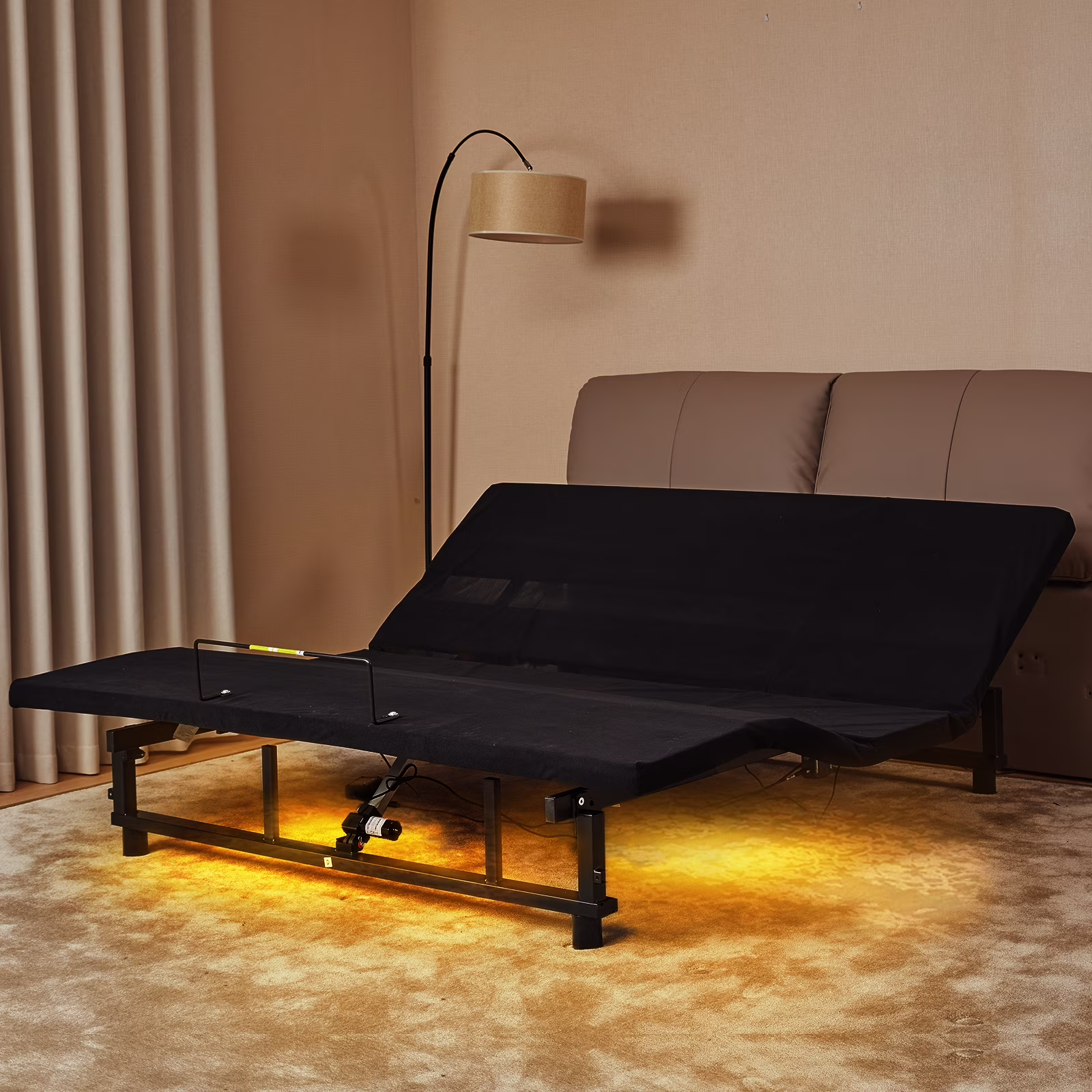 Adjustable Bed Base - Single 12 inch Cooling