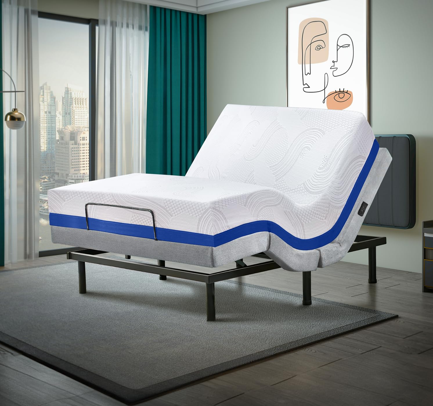 Adjustable Bed Base - Super King 12 inch Cooling