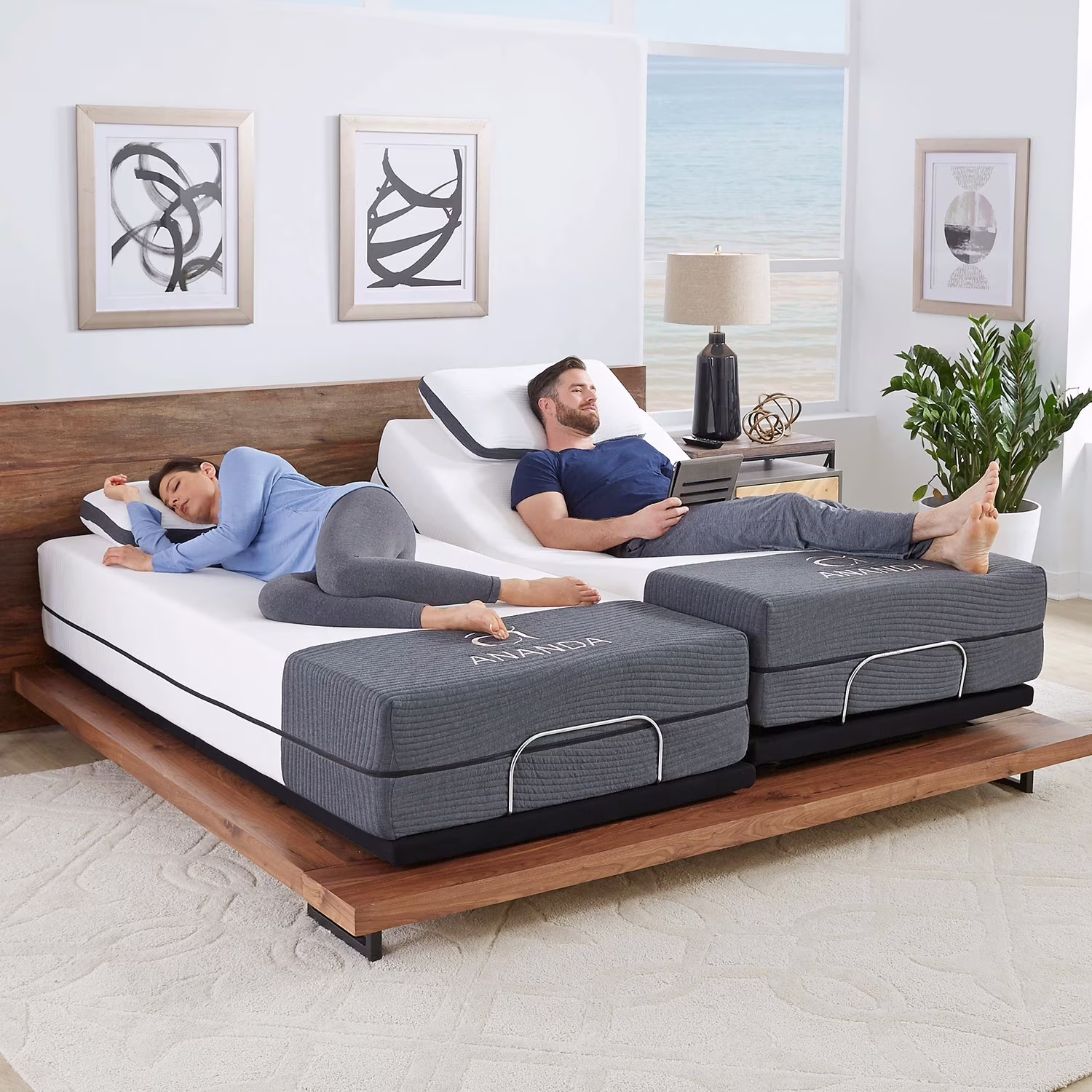 Adjustable Bed Base - Super King 6 inch Plush
