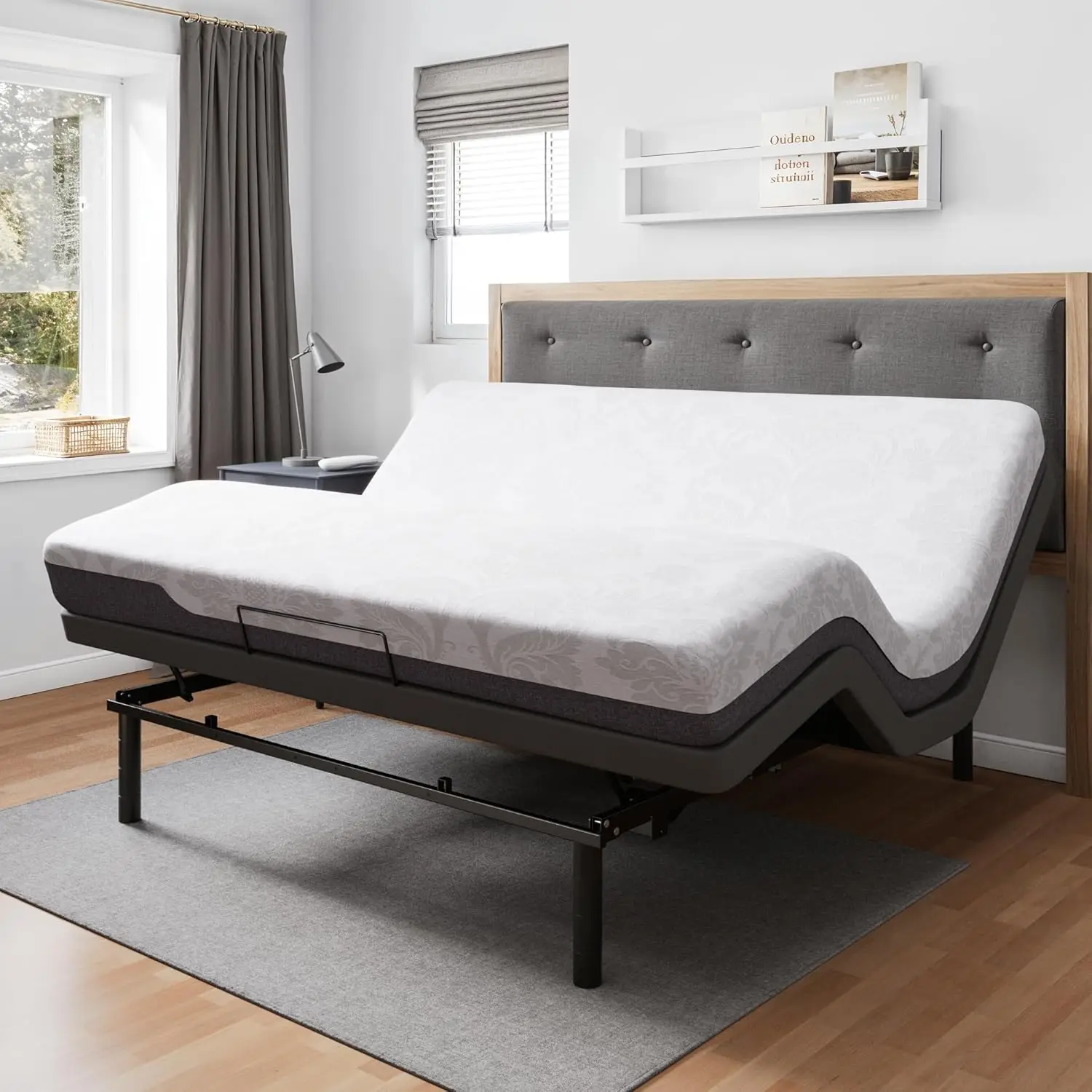 Adjustable Bed Base - Super King 8 inch Hypoallergenic