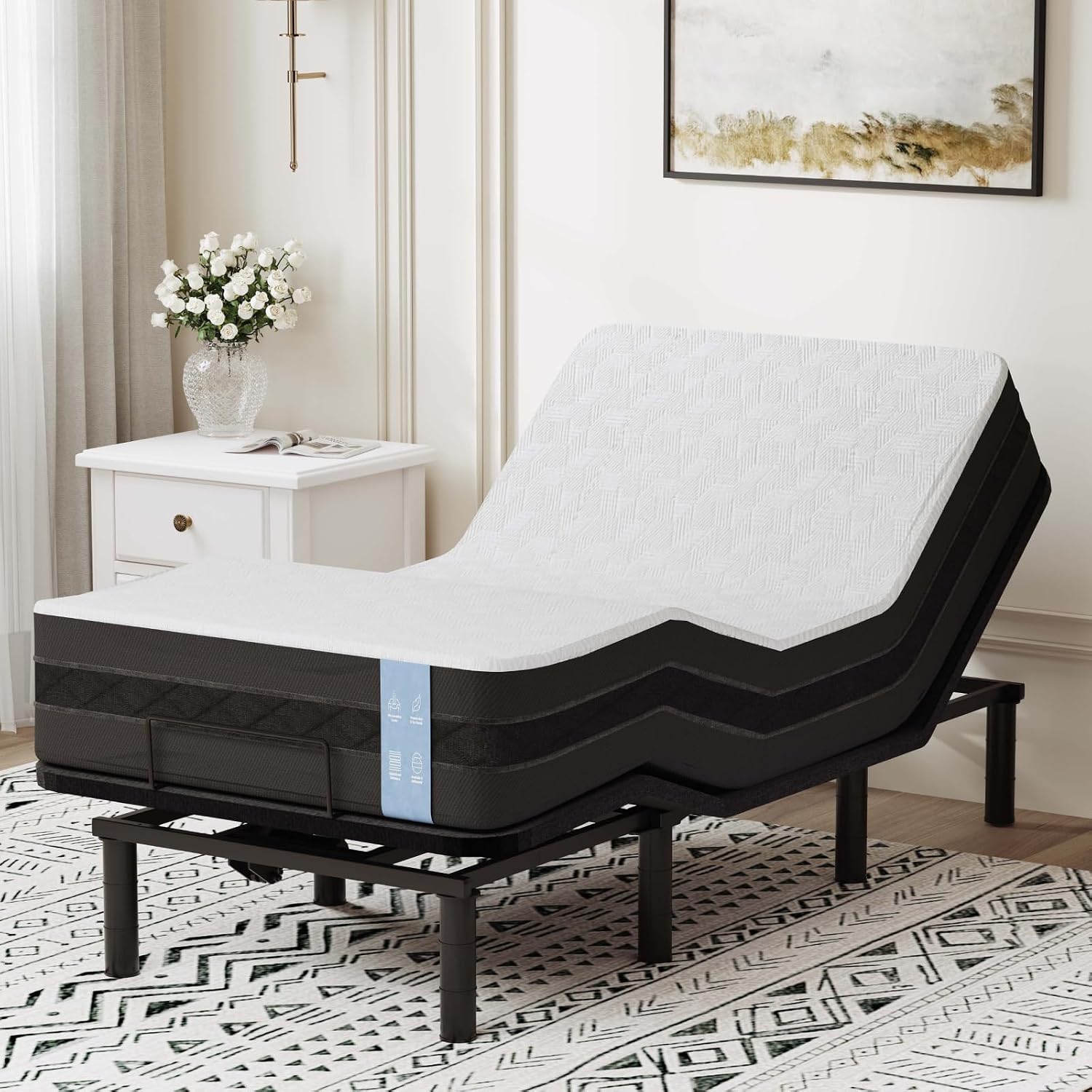 Adjustable Bed Base - Twin XL 10 inch Cooling