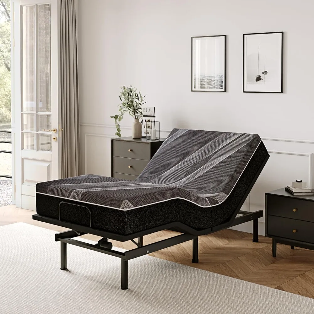 Adjustable Bed Base - Twin XL 6 inch Medium Firm