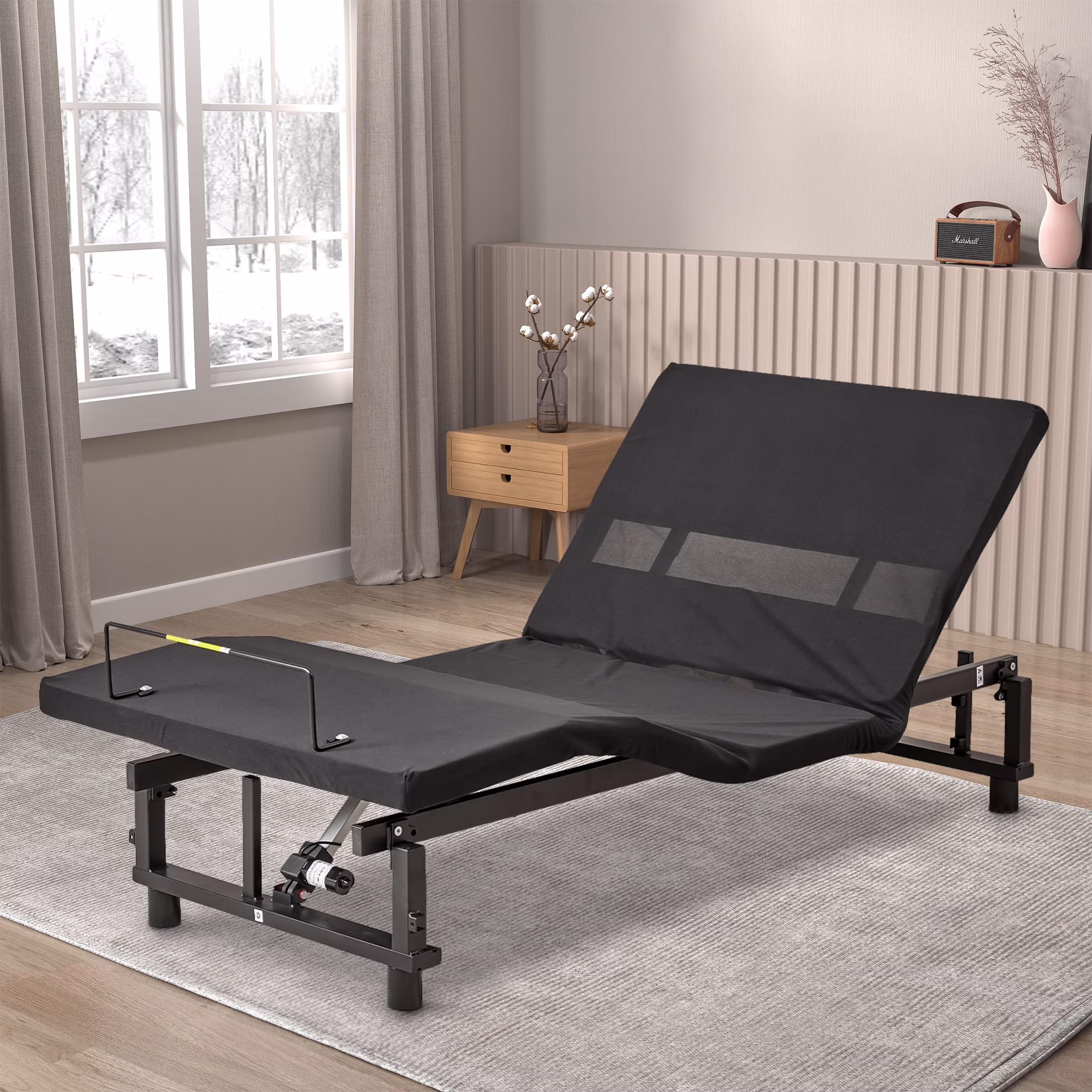 Adjustable Bed Base - Twin XL 8 inch Medium Firm