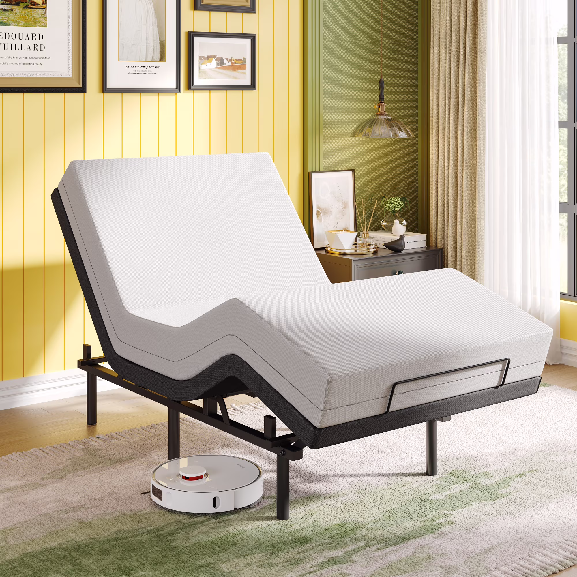 Adjustable Bed Base - Twin XL 8 inch Plush