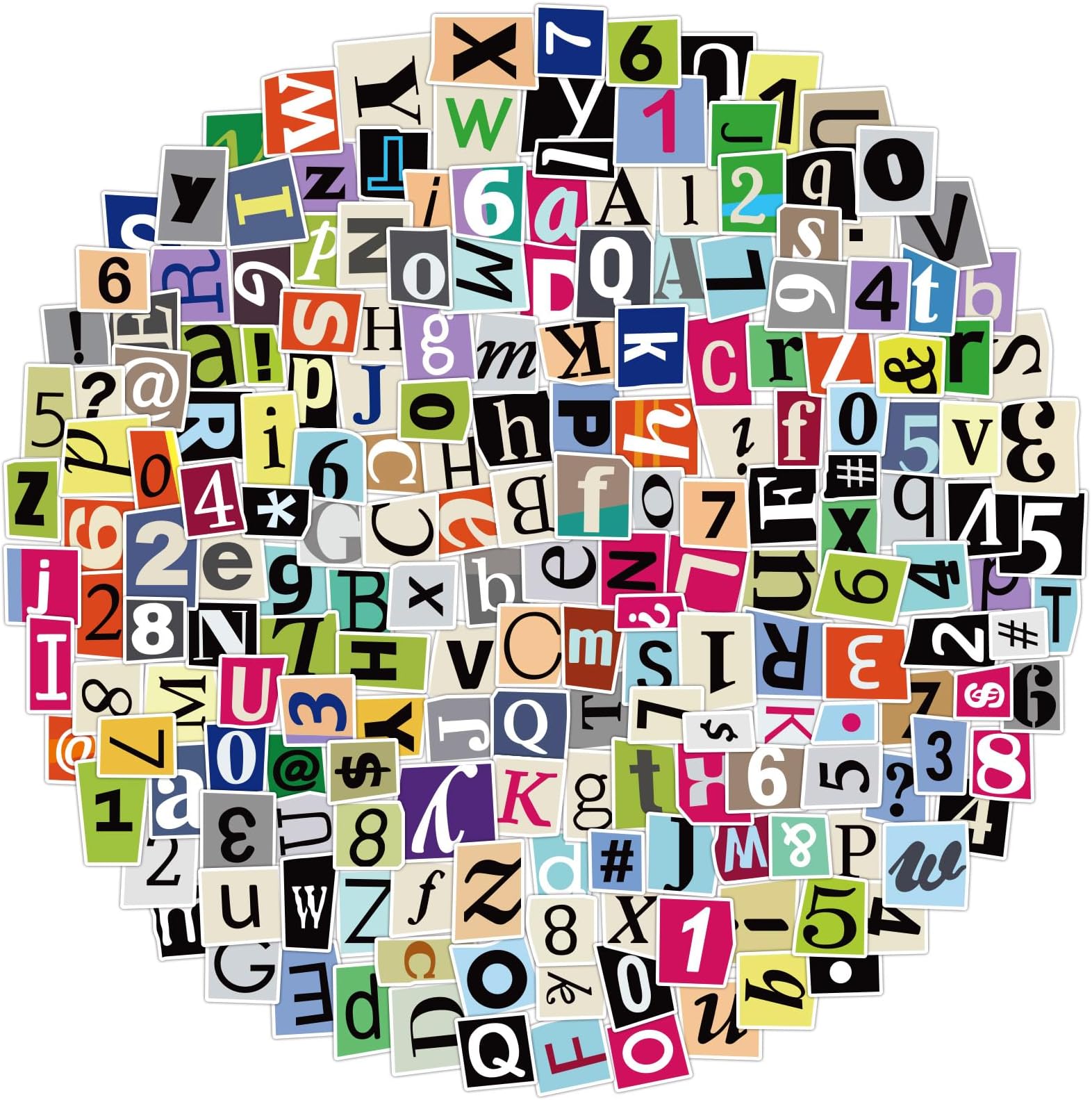 Alphabet Stickers - 200 Pack