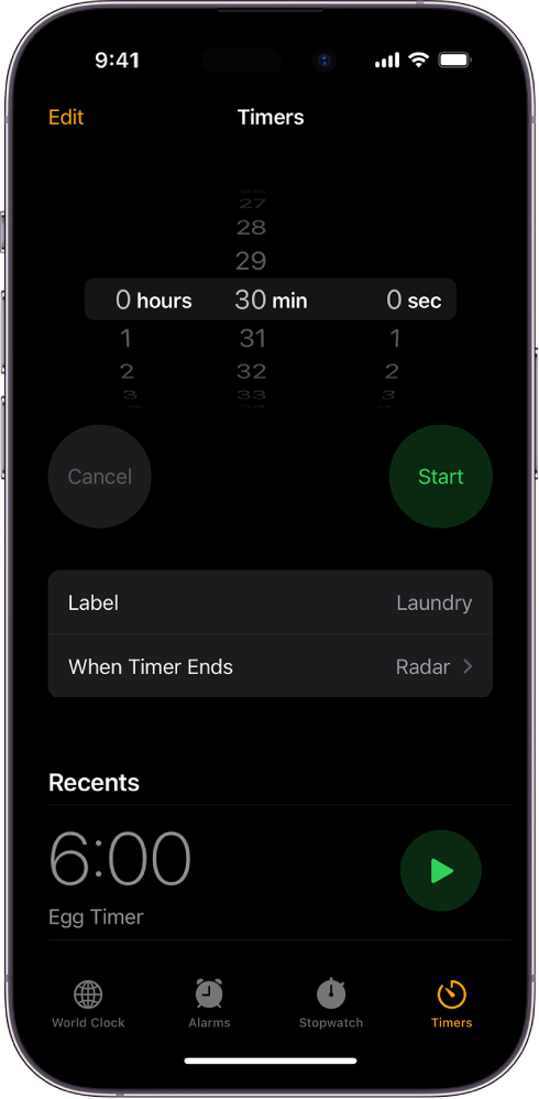 Apple Smart Timer