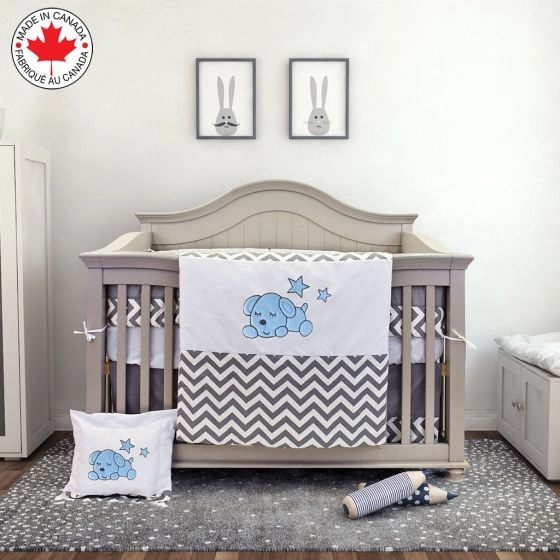 Baby Bedding Set - Crib - 7 Piece - Neutral