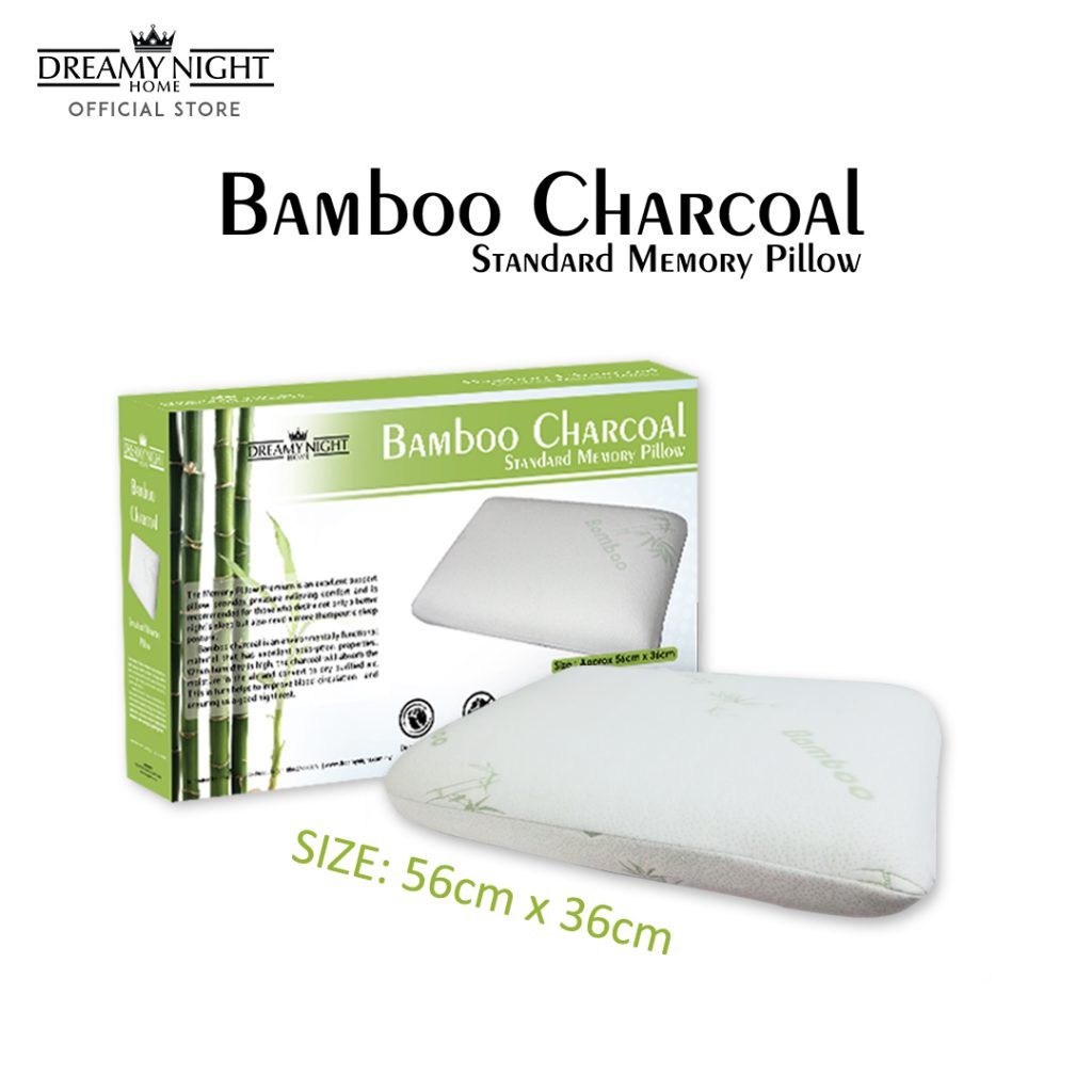 Bamboo Charcoal Pillow - Standard